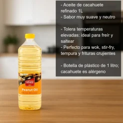 Aceite de cacahuete - 1 litro