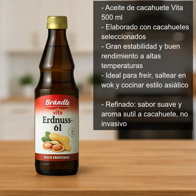 Aceite de cacahuete - 500ml