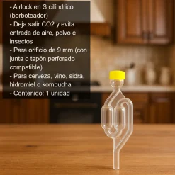 Airlock en S cilíndrico - 1 ud