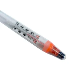 Alcolómetro con termómetro para destilados - 35 cm