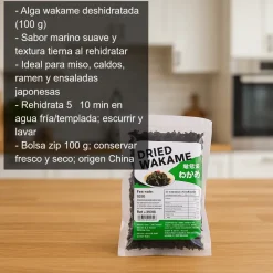 Alga wakame deshidratada - 100g