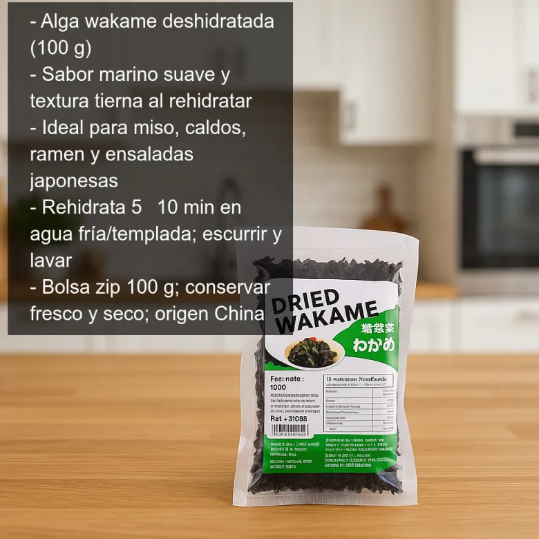 Alga wakame deshidratada - 100g