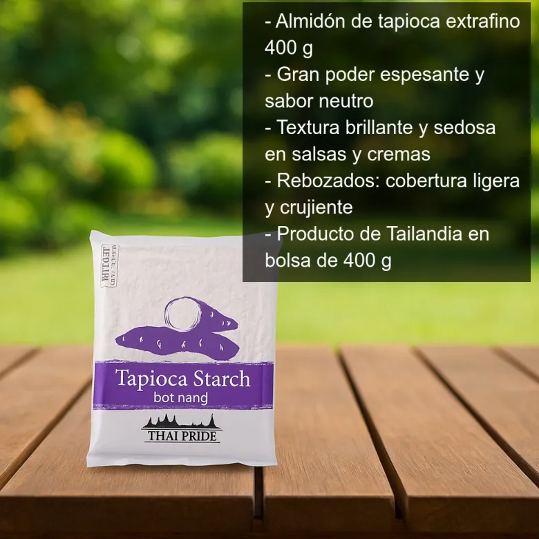 Almidón de Tapioca - 400g