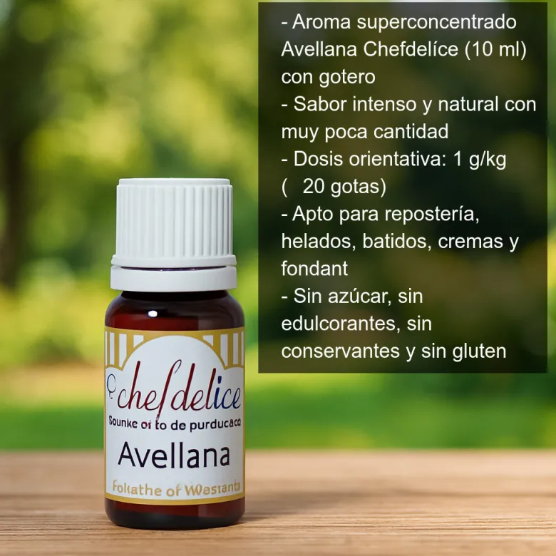 Aroma concentrado de Avellana - 10ml