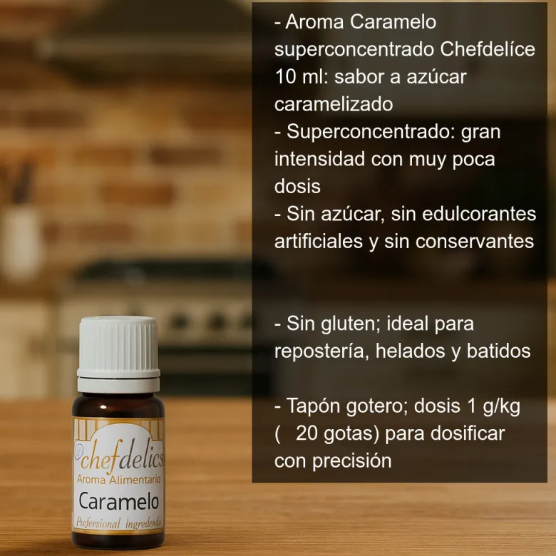 Aroma concentrado de Caramelo - 10 ml
