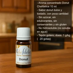 Aroma concentrado de Donut - 10 ml