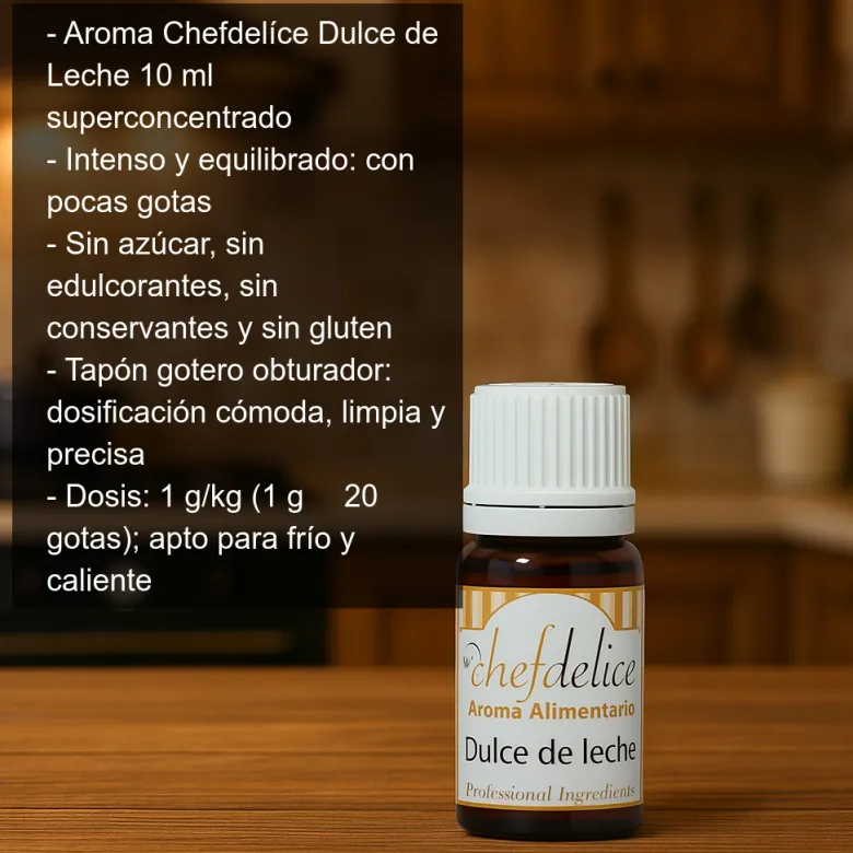 Aroma concentrado de Dulce de Leche - 10 ml