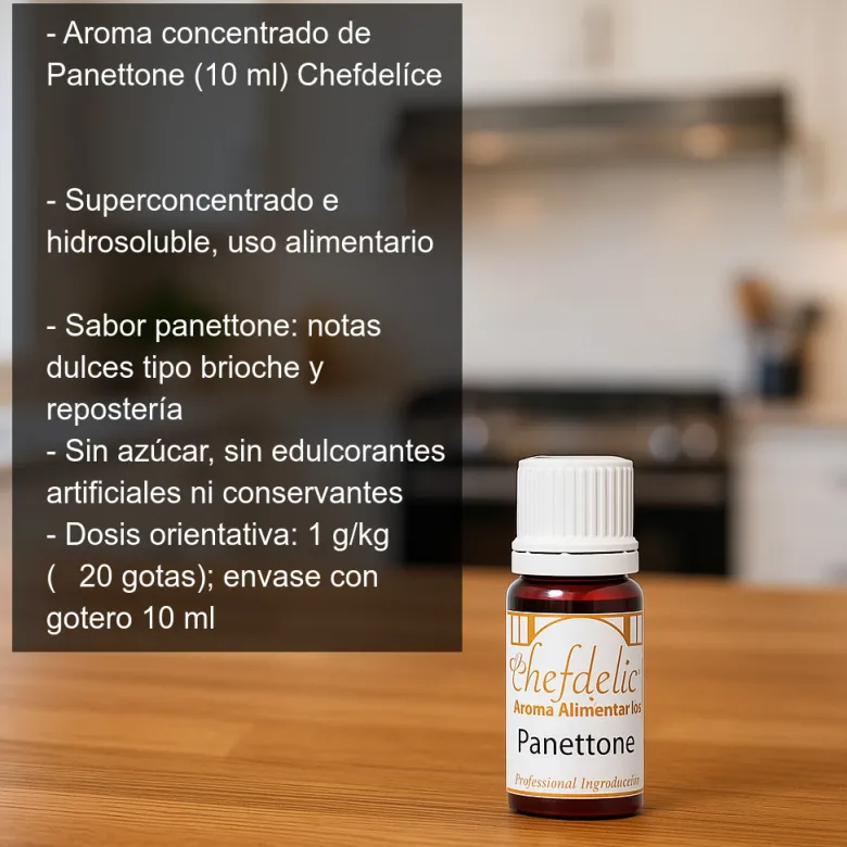 Aroma concentrado de Panettone - 10 ml