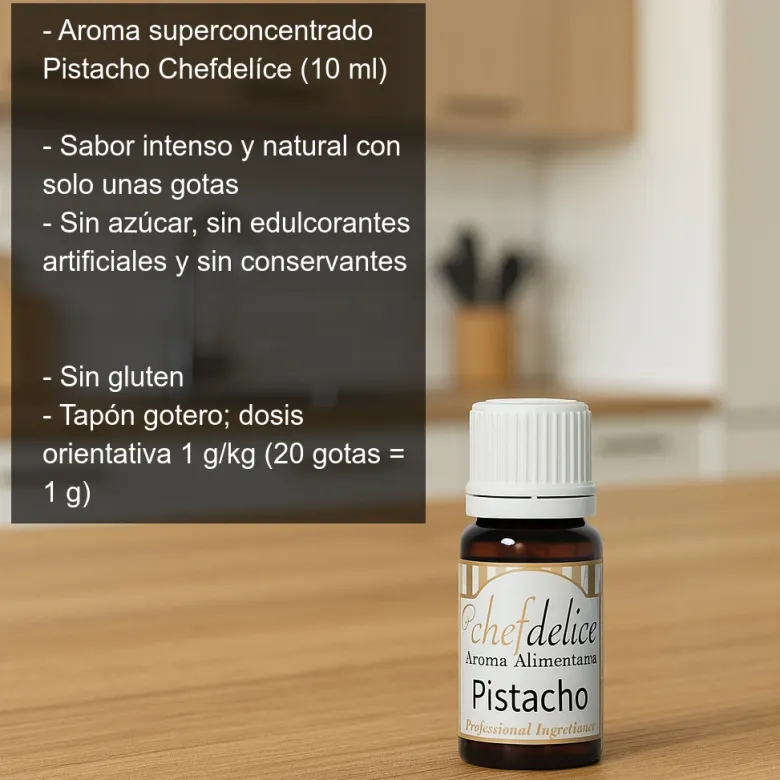 Aroma concentrado de Pistacho - 10 ml