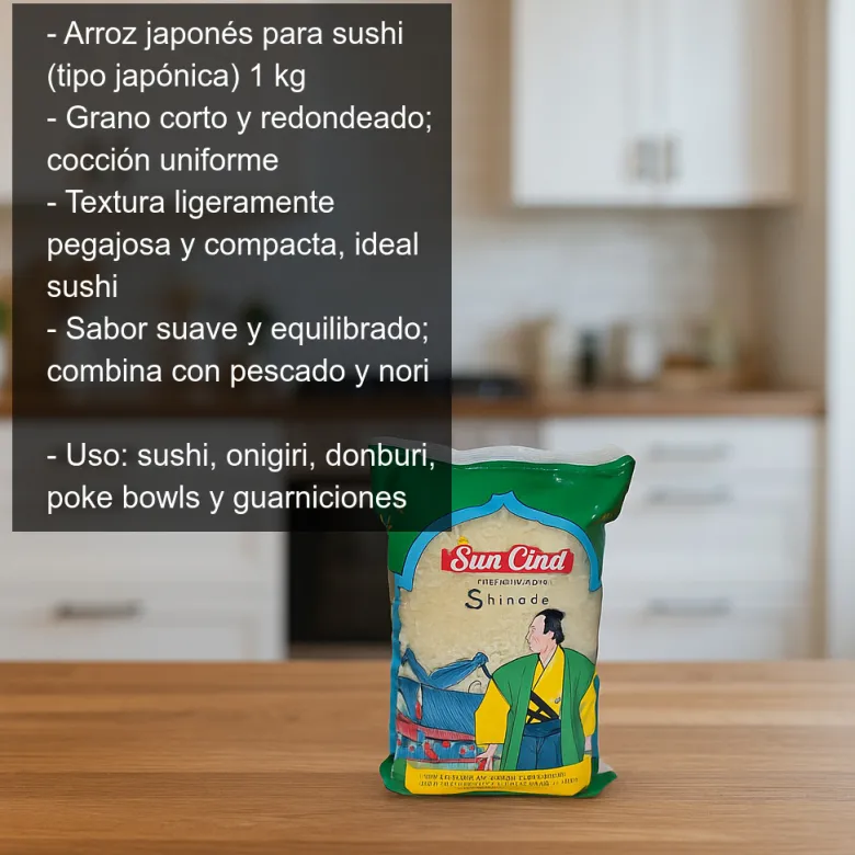Arroz japonés para sushi - 1 Kg