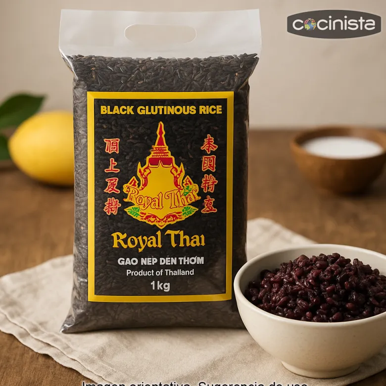 Arroz negro glutinoso Tailandés - 1000 g