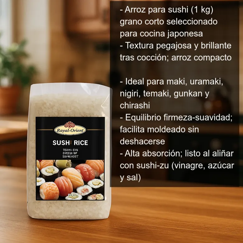Arroz para sushi - 1 Kg