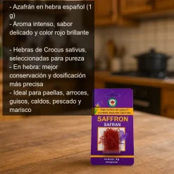 Azafrán en hebra - 1 g