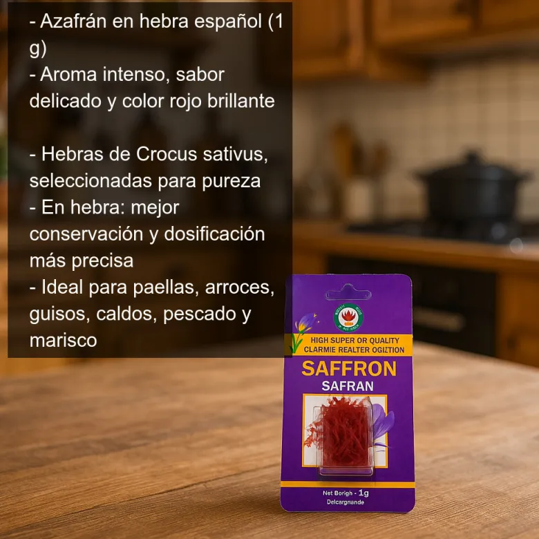 Azafrán en hebra - 1 g