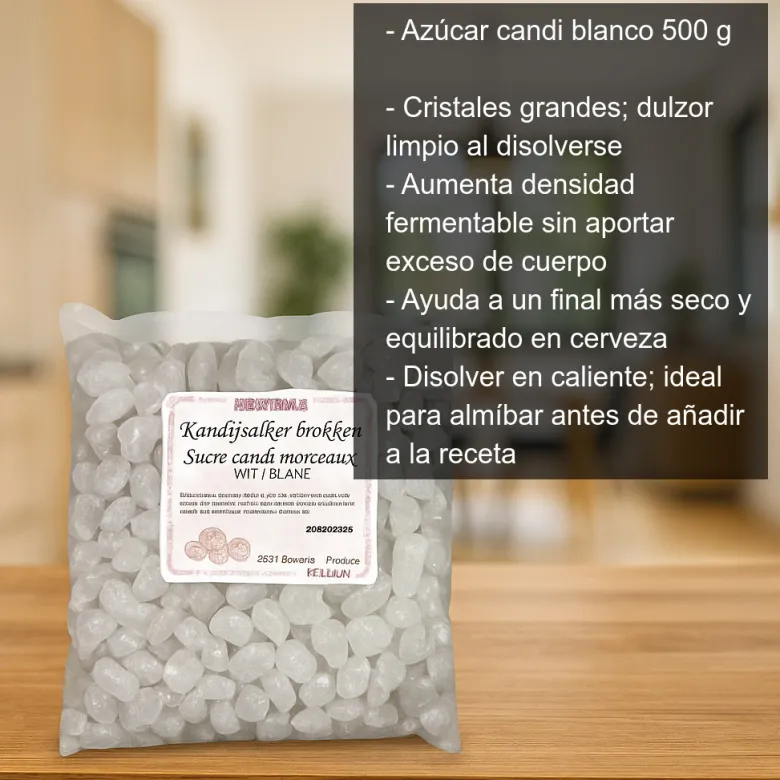 Azúcar candi blanco - 500g