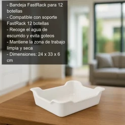 Bandeja Fast Rack - para 12 botellas