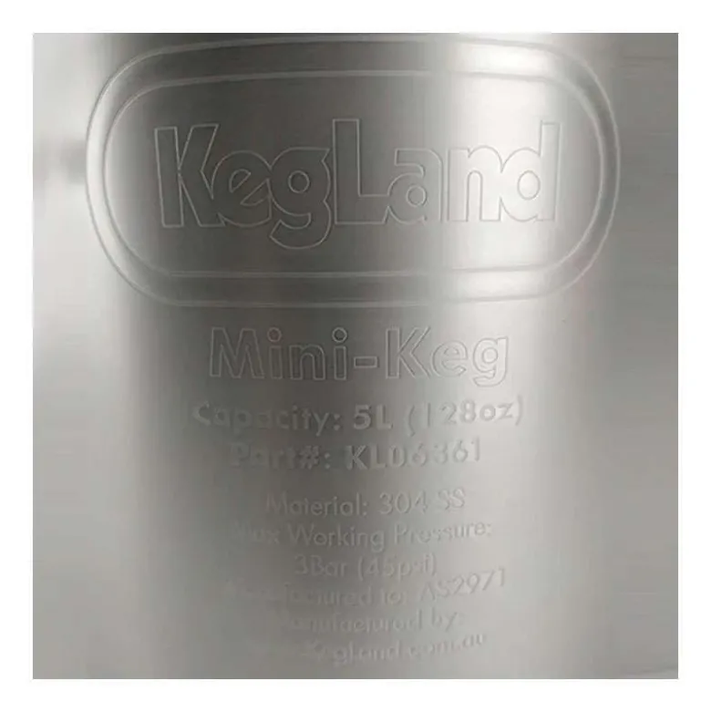 Barril Mini Keg - 5 L