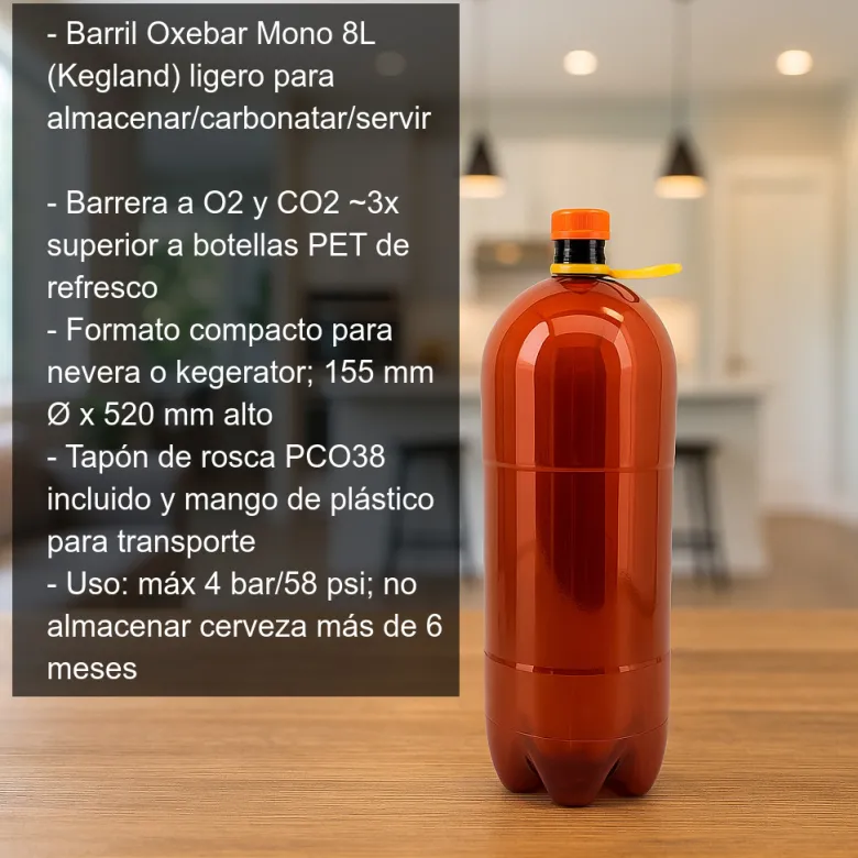 Barril Oxebar Mono - 8 litros