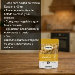 Base para helado de vainilla - 100g