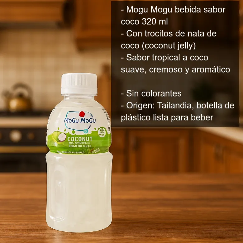 Bebida Mogu Mogu sabor a coco - 320 ml