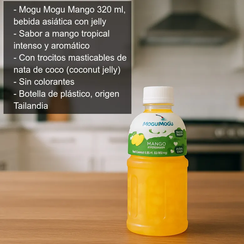 Bebida Mogu Mogu sabor a mango - 320 ml