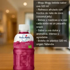 Bebida Mogu Mogu sabor a uva - 320 ml