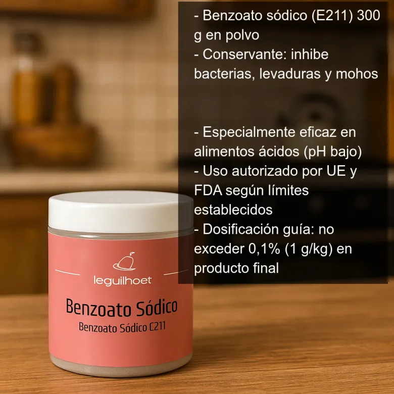 Benzoato sódico - 300 g