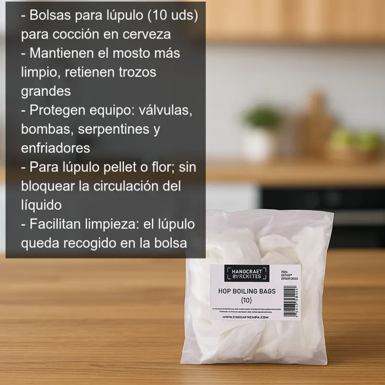Bolsas para cocción de lúpulo - 10 uds