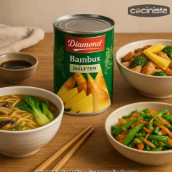 Brotes de bambú en mitades - 300 g