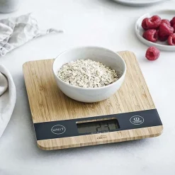 Báscula con base de bambú - 5kg