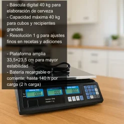 Báscula digital 40Kg