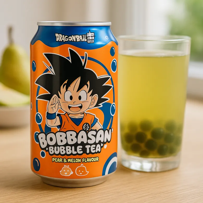 Bubble tea sabor a pera y melón - 320 ml