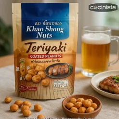 Cacahuetes recubiertos con sabor a teriyaki - 140g