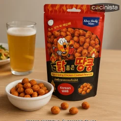 Cacahuetes recubiertos sabor a pollo picante al estilo Coreano - 80g