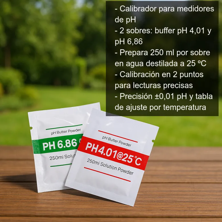 Calibrador para medidores de pH