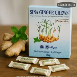 Caramelos de jengibre con menta - 56g