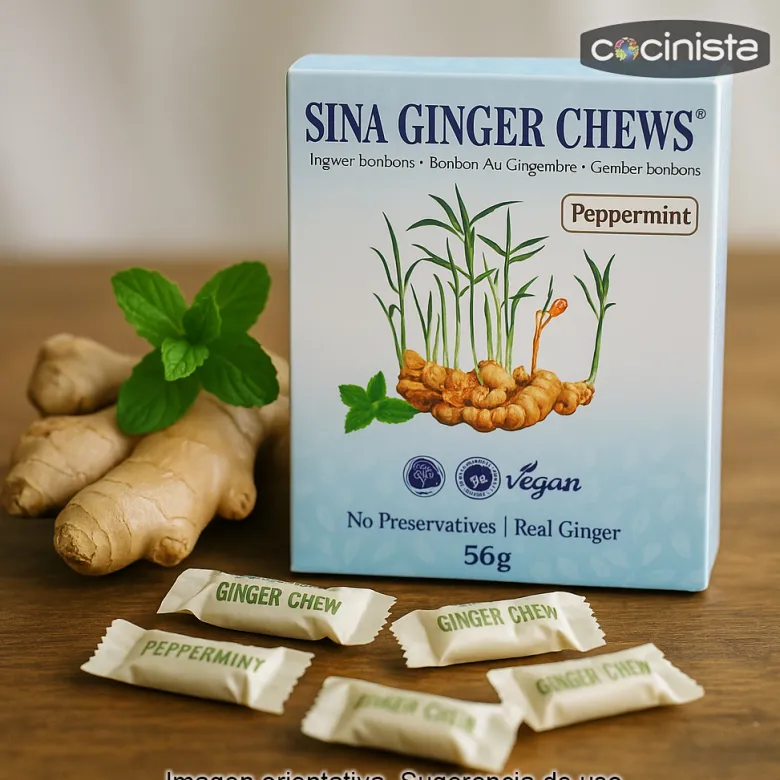 Caramelos de jengibre con menta - 56g