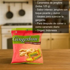 Caramelos de jengibre - 125g
