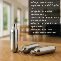 Cargas para sifón de espumas - 24 unidades