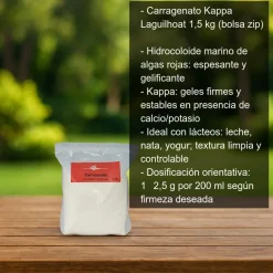 Carragenato Kappa - 1.5 kg
