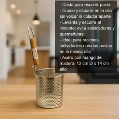 Cesta para escurrir pasta