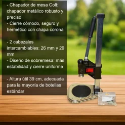 Chapador de mesa Colt - 26-29mm