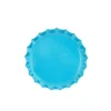 Chapas 26 mm azul turquesa anti-O2 - 100 uds