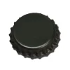 Chapas 26 mm negras - 100 uds