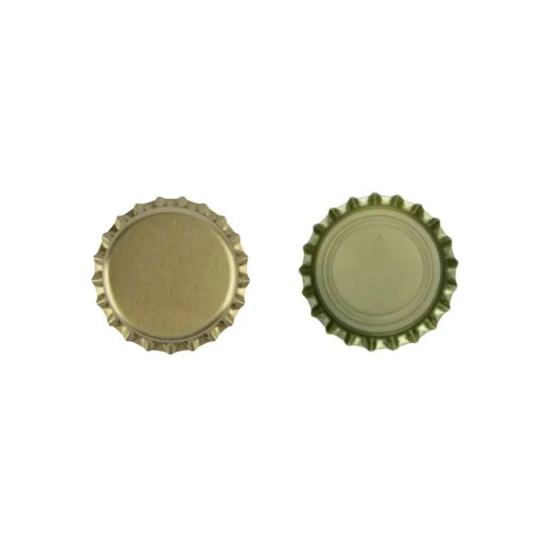 Chapas 26mm oro anti-O2 - 100 uds