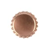 Chapas 26 mm rosa metálico - 100 uds