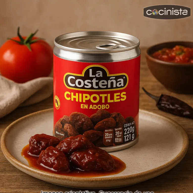 Chiles chipotles adobados - 220g