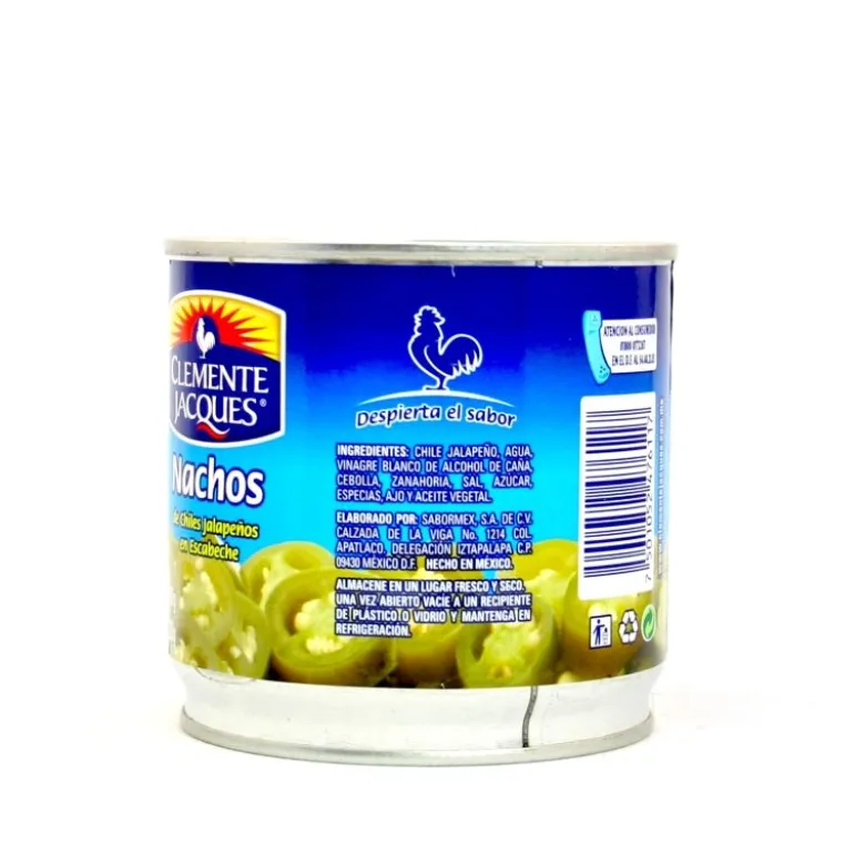 Chiles Jalapeños en Rodajas (Nachos) - 380g