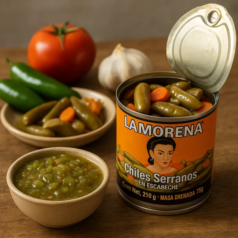 Chiles Serranos en escabeche - 200g