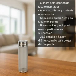 Cilindro para cocción de lúpulo